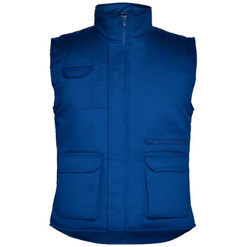 Gilet de travail promotionnel col montant Almanzor Roly Bleu royal